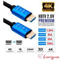 ราคา OK Link HDTV Cable 4K สาย HDTV to HDTV สายกลม ยาว 1 5 10 เมตร สายต่อจอ HDTV Support 4K TV Monitor Computer (14707414308)