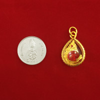 ราคา จี้พญานาคคาบแก้ว เคลือบทอง เข้าพิธีปลุกเสกเสริมสิริมงคลวัดคำชะโนดแล้ว (8740840400)