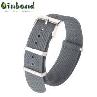 ราคา Qinband ไนลอน NATO สร้อยข้อมือนาฬิกาสำหรับ Seiko นาฬิกาอุปกรณ์เสริมทหาร Universal สำหรับ Seiko สร้อยข้อมือไนลอน20มม 22มม ถัก Ribbed นาฬิกา (16187502405)