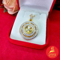 ราคา จี้กังหัน หมุนเรียกทรัพย์ ขนาด 2 4x2 4cm ชุบทอง ใส่ได้ทุกโอกาส เสริมบารมี ใส่ในชีวิตประจำวันได้ (21081588613)