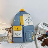 ราคา tokyosellectedshop T1821 กระเป๋าเป้ลายน้องแมว ใบใหญ่ ช่องใส่ของเยอะ (15981274329)