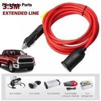 ราคา 3 6ft สายไฟต่อที่จุดบุหรี่รถ12V 24V Korek Cerutu ที่ชาร์จแบตในรถสายลำโพง18 AWG ลวดสายไฟต่อที่จุดบุหรี่รถยนต์ที่จุดบุหรี่ (19717250042)
