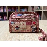ราคา A018 กระเป๋าสตางค์ซิปรอบ กว้าง5นิ้ว รุ่น2 กระเป๋าแฮนด์เมด มีสายคล้องมือ (16740884951)