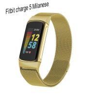 ราคา นาฬิกาสเตนเลสสตีลสาย Milanese Loop สำหรับ Fitbit Charge 5สมาร์ทวอชสายรัดข้อมือโลหะสายรัดข้อมืออุปกรณ์เสริม (10476169155)