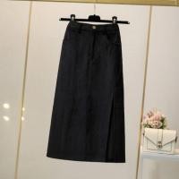 ราคา keu d พร้อมส่ง กระโปรงยาว ทรงเอ งานผ้าลูกฟูก ซิปซ่อนด้านหน้า ผ่าข้าง (21367782835)