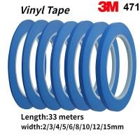 ราคา 3M 471 Blue Vinyl Tape Fineline Fine line Pinstriping Masking Tape Floor Tape (18404323033)