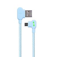 ราคา LED สาย Micro USB 90 องศา L สายไฟ 1 5เมตร สายชาร์จเร็ว Android โทรศัพท์ชาร์จ Charger ข้อมูลสายไฟ สำหรับ SamsungS4 J5 S6 Huawei P8 Xiaomi 4 3 OPPO A83 R9 F9 VIVO X5 X7 Redmi Realme Honor (14922782346)