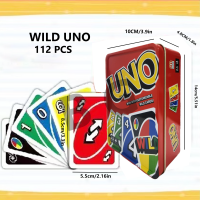 ราคา การ์ดเกมอูโน่ ไพ่อูโน่ UNO Wild UNO Flip UNO เกมกล่องเหล็ก คลาสสิก (21385022659)