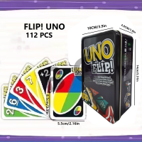 ราคา การ์ดเกมอูโน่ ไพ่อูโน่ UNO Wild UNO Flip UNO เกมกล่องเหล็ก คลาสสิก (21385022669)