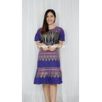 ราคา YT15 เดรสผ้าฝ้ายพื้นเมืองเหนือ ชุดเดรสลายทรงร่วมสมัย (19124893576)