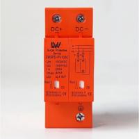 ราคา SPD กันฟ้าผ่า DC 1000V กันฟ้าผ่า 2P กันฟ้าผ่าโซล่า อุปกรณ์ป้องกันฟ้าผ่า SPD Surge protector DC Surge (21689359193)