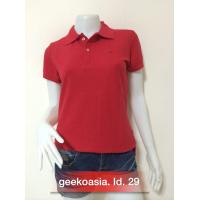 ราคา เสื้อโปโลหญิง ตรากวางแท้ Geeko สีแดงสด หญิง (1667410702)