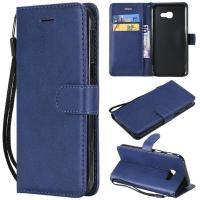ราคา FUCASE Samsung Galaxy A5 2017 กรณี สีดำช่องเสียบบัตร สนับสนุน กระเป๋าเงินแบบกลับด้านได้และสีทึบสำหรับ Samsung Galaxy A5 2017 5 2 (564478225)