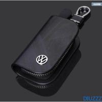 ราคา เคสกระเป๋าสตางค์กระเป๋าซิปซอง Fob กุญแจรถยนต์รีโมทหนังแท้สำหรับ Volkswagen VW PASSAT B8 B5 Golf 4 5 6 7 MK Polo Jetta Tiguan CC (20557961069)