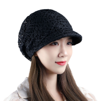 ราคา ผ้าโพกศีรษะโครเชต์สตรีหมวกเบสบอลหมวกทรง Beanie อ่อน Topi Bonnet กะโหลกผู้หญิงหมวกบีนนี่หมวกหมวกปีกฮิปฮอป (19272510651)