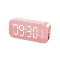 ราคา ลำโพงนาฬิกาปลุกกระจก LED ดิจิตอล ลำโพงไร้สายขนาดเล็กแบบพกพาไร้สายแสดงเวลานาฬิการองรับอุปกรณ์ไร้สาย (21487551051)
