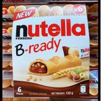 ราคา Nutella B Ready เวเฟอร์อบกรอบสอดไส้นูเทลล่า อาหาร ขนมนำเข้า 1 กล่อง มี 6 ชิ้น 10 ชิ้น Nutella biscuits นูเทลล่า บิสกิตสอดไส้นูเทลล่า 304 กรัม (21606747275)