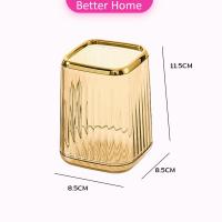 ราคา Better กล่องเก็บแปรงแต่งหน้า แบบใส เก็บอุปรณ์กรการเขียนได้ Makeup brush holder (21642242710)
