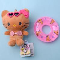 ราคา Hi Toy Sanrio Hello Kitty ตุ๊กตายัดไส้พวงกุญแจชุดฮาวายผิวคล้ำชุดฮาวายชายหาดเฮลโลคิตตี้อนิเมะการ์ตูนของเล่นตุ๊กตาจี้กระเป๋า (19635381966)