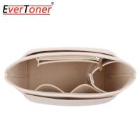 ราคา EverToner รู้สึกว่าถุงจัดระเบียบแทรกสำหรับมือจับด้านบน LONGCHAMP ที่จัดระเบียบกระเป๋าเครื่องแต่งหน้าเครื่องกระชับสัดส่วนการเดินทางด้านในกระเป๋าใส่เครื่องสำอางค์ (20952377107)