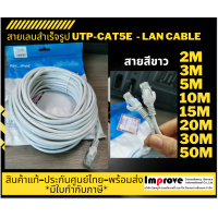 ราคา สายแลนสำเร็จรูป CAT5E พร้อมใช้งาน สีขาว Glink UTP LAN CAT5E RJ45 CAT5 UTP Cable 20m GLINK GLINK20 (21423619224)