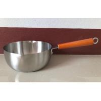 ราคา หม้อด้าม หม้อด้ามญี่ปุ่น หม้อด้ามสแตนเลส ด้ามไม้ มีสเกลบอกปริมาตร ขนาด 16 18 20 ซม ตราTK (7582499654)