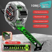ราคา TFAN เทปเรืองแสงวัด 5 7 5 10m หนาโปร่งใสงานไม้ไม้บรรทัดสูงเหล็กคาร์บอนเครื่องวัดระยะทางวัดเทป (21473993127)