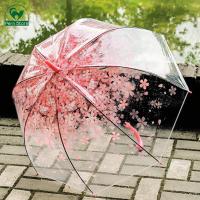 ราคา FS ร่มแฟชั่น Umbrella วัสดุแข็งแรง ด้ามจับทนทานพอดีมือ ร่มกันฝน ร่มเเบบใส ด้ามยาว ร่มคุณภาพดี ร่มใส ร่มสไตล์ญี่ปุ่น หน้าฝน แบบใส ร่มกัน (15028078015)