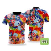 ราคา เสื้อเด็กลายดอก สงกรานต์ สีสวย สีสด ผ้าไมโครเนื้อดีมาก (18046629341)