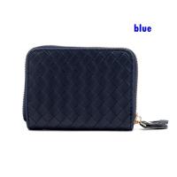 ราคา TOP CLASS กระเป๋าเงินใส่บัตรซิปหนังแท้หลายช่องความจุ 9 ช่อง กระเป๋าใส่เหรียญ รุ่นหนังถักสาน กระเป๋าใส่บัตร NO 3406 (21412808109)