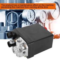 ราคา จัดส่งจากประเทศไทย สวิตช์ความดันคอมเพรสเซอร์แอร์ควบคุม Heavy Duty 220V Air Compressor Pressure Switch Control 16A 90 120PSI PC 7 สวิทซ์แรงดัน เพรชเชอร์สวิทช์ปั๊มลม ROTARY และ OIL FREE 4 ทาง สำหรับระบ 