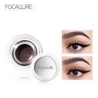 ราคา Focallure อายไลเนอร์เจลครีมอายไลเนอร์กันน้ำติดทนนานระดับมืออาชีพคิ้วเจลแปรงแต่งหน้าฟรี (3180152464)