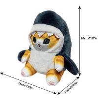 ราคา BKK Cute Shark Cat Plush Toy Doll Pendant Pillow Gift (21548468050)