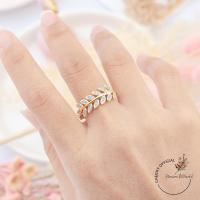 ราคา พร้อมส่ง แหวนใบมะกอก แหวนเพชรงานแฟชั่น แหวนเพชรCZ แหวนลายสวยๆ ใส่ติดนิ้ว ใส่ได้ทุกวัน (13336423531)