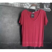 ราคา เสื้อยืด คอยู งานป้ายtopshop แฟชั่นผู้หญิง (17440415198)