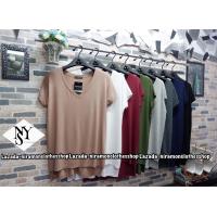 ราคา เสื้อยืดคอวี งานป้ายtopshop แฟชั่นผู้หญิง (19395136659)