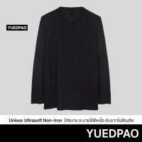 ราคา Yuedpao ยอดขาย No 1 รับประกันไม่ย้วย 2 ปี เสื้อยืดเปล่า เสื้อยืดสีพื้น เสื้อยืดแขนยาว สีดำ (18684824579)