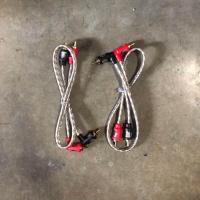 ราคา สายสัญญาณทองแดงแท้ RCA2ออก2 มี 0 5M 1 0M 2 0M 3 0M 4 0M 5 0Mให้เลือก สายสัญญาณ RCA สาย (11320731815)