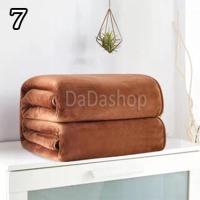 ราคา ผ้าห่ม DC1 ขนาด100 150ซม ผ้าห่มนาโนสีพื้น เป็นของขวัญของฝาก ผ้าห่มรับไหว้ ผ้าห่มรถทัวร์ ผ้าคลุมขา ทุกขนาด สีสวย (12602391992)