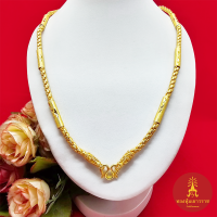 ราคา สร้อยคอทองลายเกลียวเชือกคั่นปล้องตัดลาย ความยาว 24 นิ้ว เทียบเท่า 5 บาท ทองปลอม ใส่ในชีวิตประจำวันได้ ชุบทอง พร้อมส่ง (20128760796)