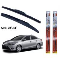 ราคา ที่ปัดน้ำฝน ใบปัดน้ำฝน ซิลิโคน ตรงรุ่น Toyota Vios 2013 2020 ไซส์ 24 14 ยี่ห้อ Diamond กล่องแดง (19263020401)