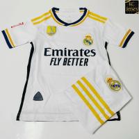 ราคา ชุดกีฬาเด็ก เรอัล มาดริด Real M ใหม่ล่าสุด ปี 2024 มีชุดเหย้า มีไซส์ 14 30 ใส่ได้ เด็กอายุ 1 ขวบถึง 14 ขวบ เสื้อพร้อมกางเกง (20311597929)