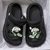 ราคา J H พร้อมส่ง TO HAP รองเท้าหัวโต ลายหยัก สายคาด ตกแต่งตุ๊กตา (20375602468)