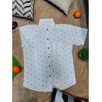 ราคา เสื้อเชิ้ตแขนสั้นพิมพ์ลายขนนก (16365725417)