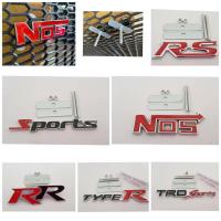 ราคา โลโก้ ติดกระจังหน้า แบบมีขา มีหลายแบบ งานโลหะอย่างดี Nos TRD Rs RR sport type R (7198050278)