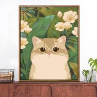 ราคา Nanafine Thai Shipping 30 40 ซม DIY ภาพวาดสีน้ำมันดิจิตอลมือวาดภูมิทัศน์ภาพวาดพระอาทิตย์ตกดอกกุหลาบภาพวาดตกแต่ง (21517222053)