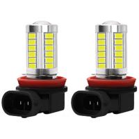 ราคา แพ็ค2ไฟตัดหมอกLED H11หลอดไฟตัดหมอกกันน้ำ H7 H8 H9 9005 HB3 9006 HB4 หลอดไฟ LED สีขาว ไฟเปลี่ยนแบบปลั๊กแอนด์เพลย์ไฟตัดหมอก 6000K ไฟตัดหมอกรถยนต์ (21502929560)