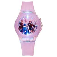 ราคา นาฬิกาเด็กผู้หญิง นาฬิกาลายเจ้าหญิงเอลซ่า มีไฟหลากสี ส่วมใส่สบายไม่เจ็บข้อมือ (21719161572)