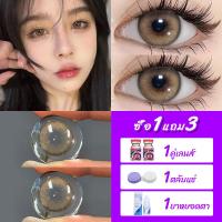 ราคา ค่าสายตาสั้น 100 800 คอนแทคเลนส์ค่าสายตาสั้นสีธรรมชาติ Fog BROWN 14 0mm Monthly Replace (21379694281)