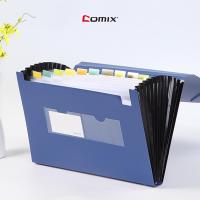 ราคา Comix F4302 แฟ้มใส่เอกสาร แฟ้มเอกสาร A4 13ช่อง กระเป๋าเอกสาร แฟ้มเก็บเอกสาร แฟ้มตั้งโต๊ะ กระเป๋าใส่เอกสาร แฟ้ม แฟ้มแนวนอน (21527166417)